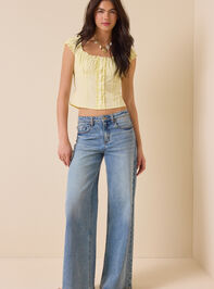Gracie Ruffle Trim Top Detail 3 - AS Kids