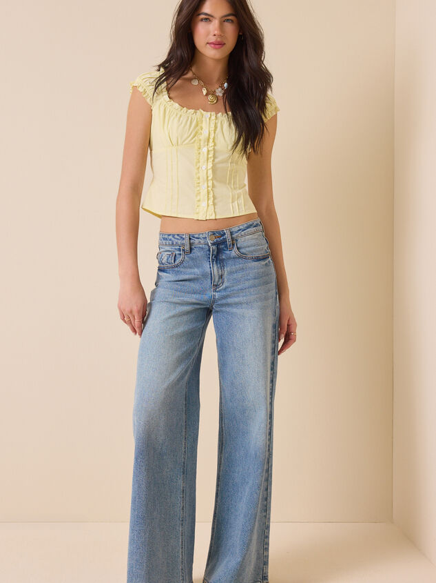 Gracie Ruffle Trim Top Detail 3 - AS Kids
