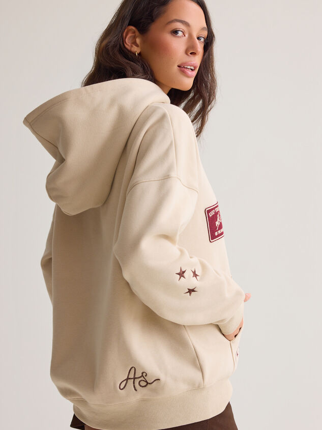 Western Patch Hoodie Detail 5 - AS Kids