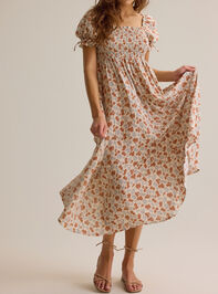 Ayla Americana Floral Maxi Mama Dress by Rylee + Cru Detail 3 - ALTAR'D STATE KIDS