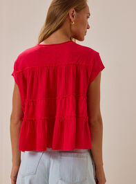 Mara Tiered Babydoll Top Detail 5 - AS Kids