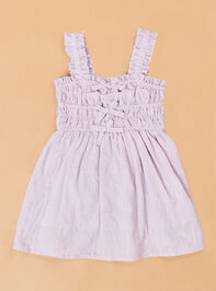 Mina Embroidered Cinch Dress Detail 3 - ALTAR'D STATE KIDS