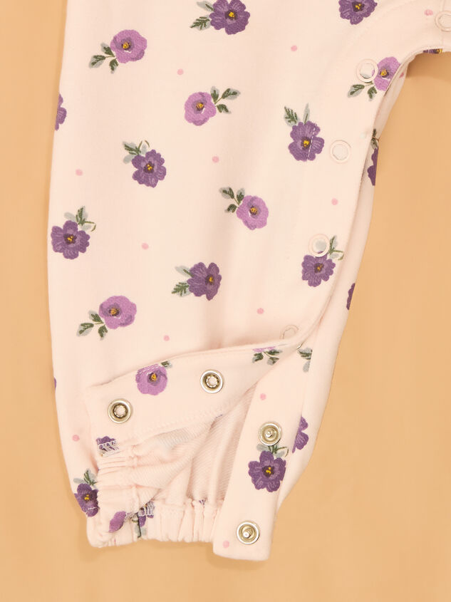 Janie Floral Flutter Overalls Detail 5 - AS Kids