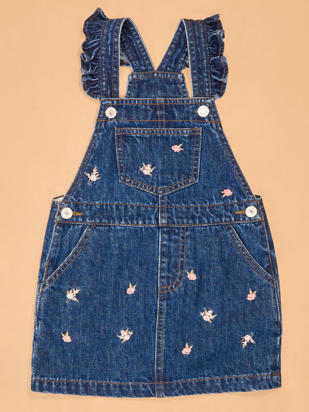 Phoebe Embroidered Overall Baby Dress - AS Kids