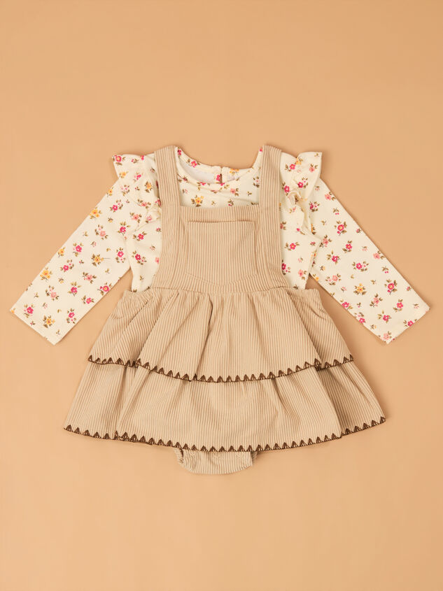 Gemma Corduroy Jumper and Floral Top Set - AS Kids