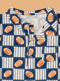Football Patch Shortie Detail 3 - AS Kids