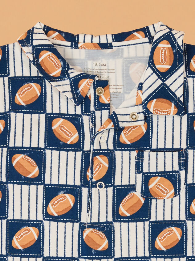 Football Patch Shortie Detail 3 - AS Kids