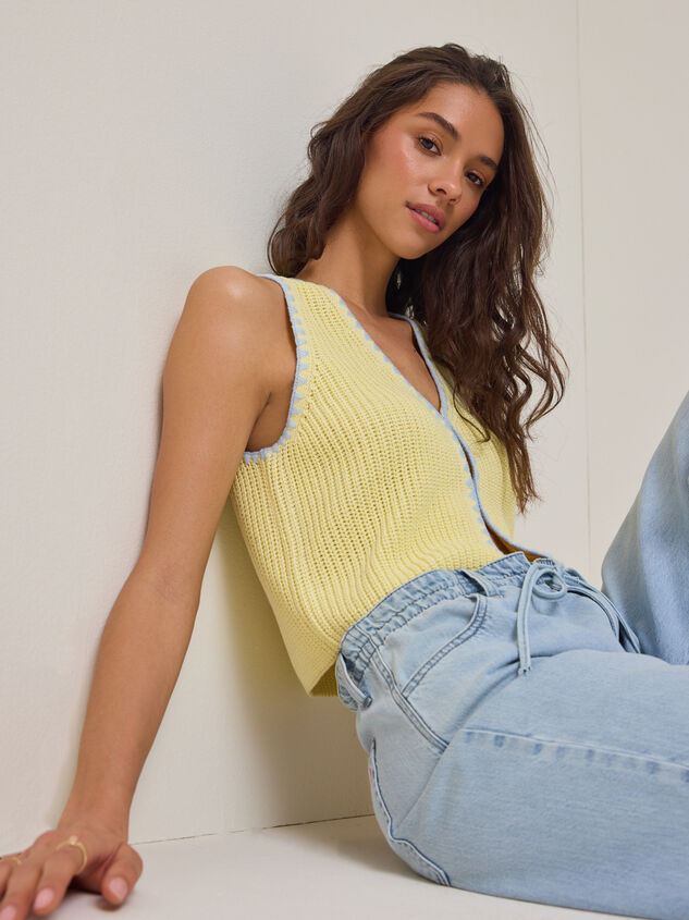 Kelia Contrast Stitch Vest - AS Kids