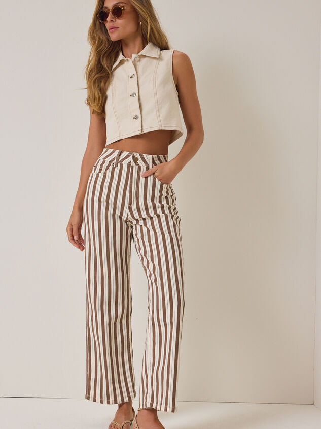 Marie Stripe Pant Detail 3 - AS Kids