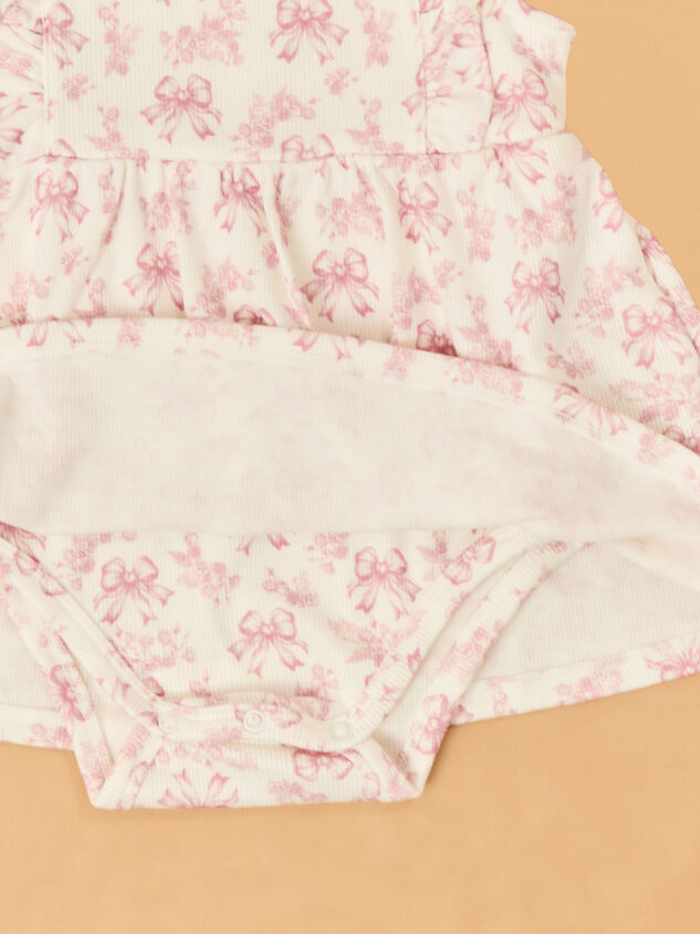 Bonnie Bows Toile Skirt Bodysuit Detail 2 - ALTAR'D STATE KIDS