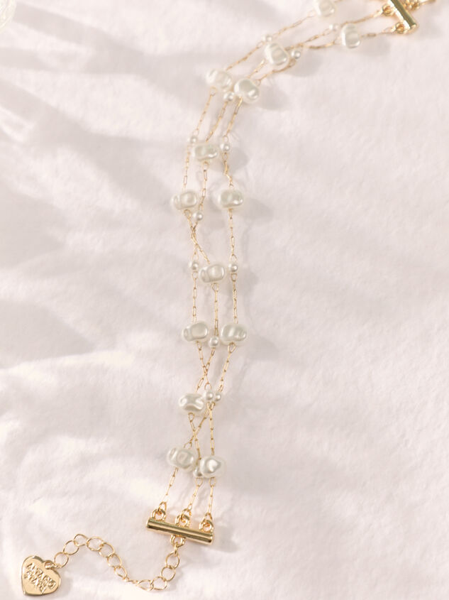 Layered Pearl Accent Bracelet - AS Kids