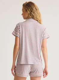 Eloise Gingham Mama PJ Set Detail 6 - AS Kids