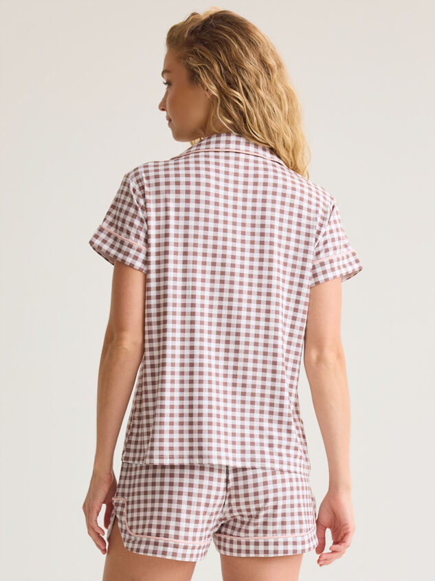 Eloise Gingham Mama PJ Set Detail 6 - AS Kids