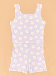 Isla Daisies Unitard Detail 2 - AS Kids