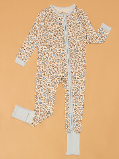 Hazel Floral Long Sleeve Romper - AS Kids