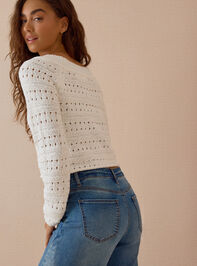Olivia Boatneck Sweater Detail 5 - AS Kids