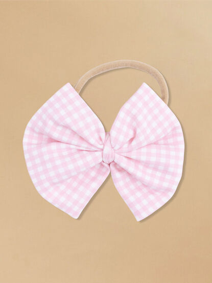 Gabby Gingham Bow - ALTAR'D STATE KIDS