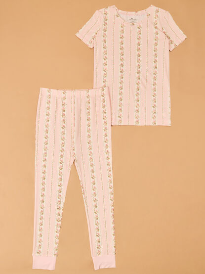 Antoinette Floral Striped Set - AS Kids