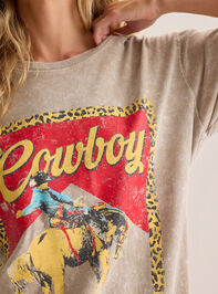 Western Cowboy Oversized Tee Detail 2 - AS Kids