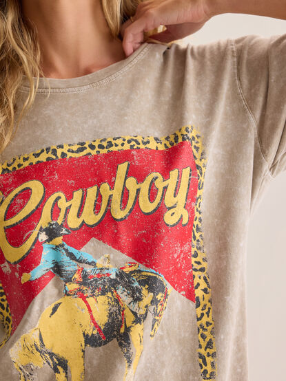 Western Cowboy Oversized Tee - AS Kids