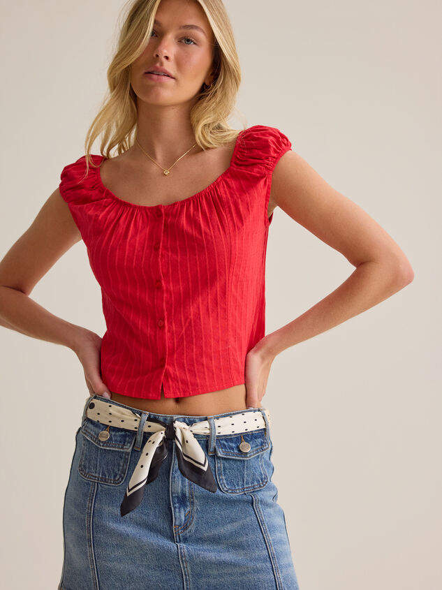 Haven Button Up Top - AS Kids
