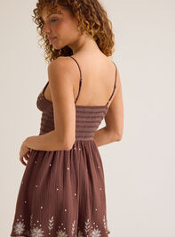 Jordan Embroidered Mini Dress Detail 4 - AS Kids