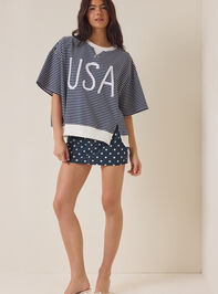 USA Striped Graphic Tee Detail 2 - ALTAR'D STATE KIDS
