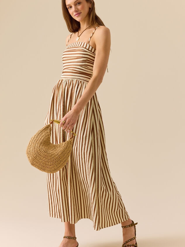Josey Stripe Maxi Dress Detail 2 - ALTAR'D STATE KIDS