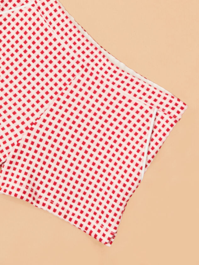 Kennedy Knit Gingham Short Detail 2 - ALTAR'D STATE KIDS