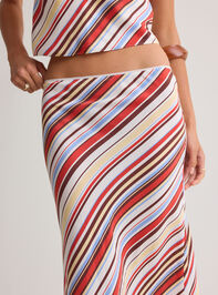 Hutton Striped Midi Skirt Detail 2 - AS Kids