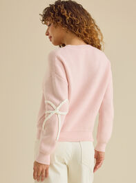 Braided Bow Mama Sweater Detail 3 - ALTAR'D STATE KIDS