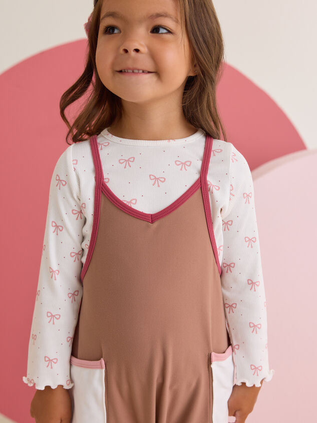 Bailey Bow Long Sleeve Top Detail 2 - AS Kids