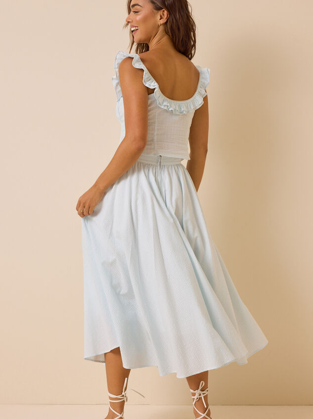 Matilda Stripe Button Front Tank Detail 4 - AS Kids