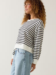 Cady Striped Crew Detail 3 - AS Kids