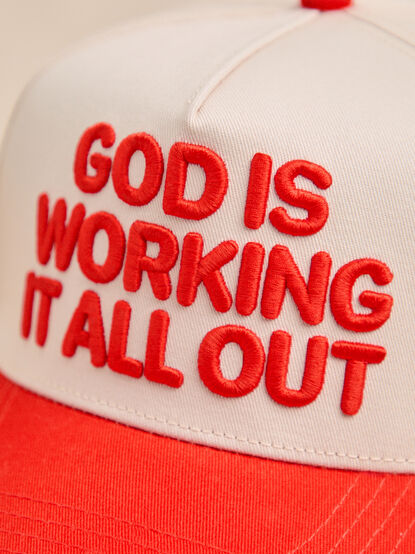 God Is Working It All Out Trucker - AS Kids