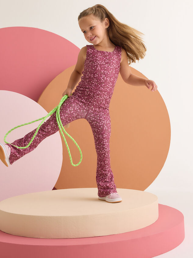 Katie Floral Flare Jumpsuit - AS Kids