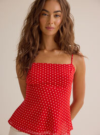 Kinley Polka Dot Cami Detail 3 - AS Kids