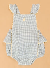 Luciana Lemon Ricrac Sunsuit - ALTAR'D STATE KIDS