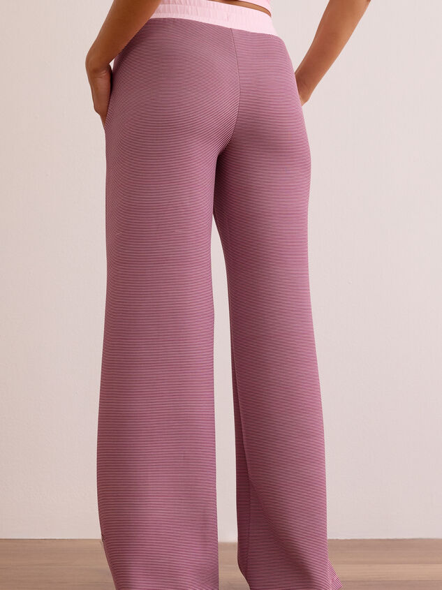 Supersoft Striped Wide Leg Pant Detail 5 - AS Kids