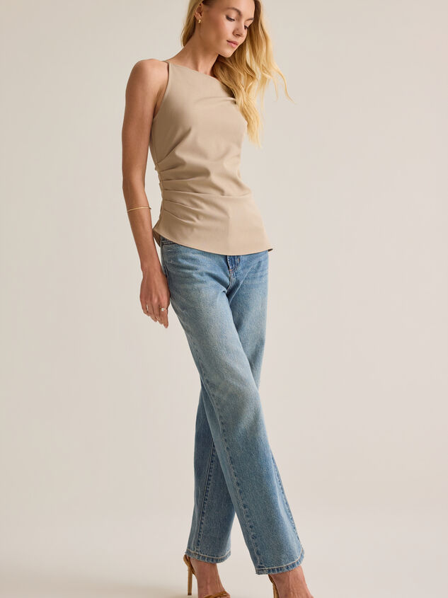 Tayler Asymmetrical Tank Top Detail 3 - AS Kids