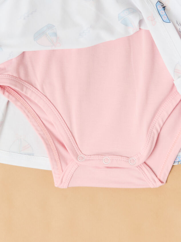 Bubble Sailboat Ruffle Bodysuit Dress Detail 2 - ALTAR'D STATE KIDS
