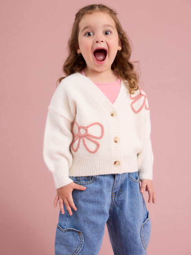 Bailey Bow Stitch Cardigan - ALTAR'D STATE KIDS