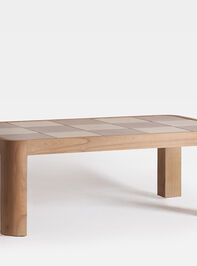 Audrey Wood Coffee Table Pink Detail 3 - AS Kids