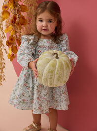 Diana Ditsy Floral Dress Detail 3 - AS Kids