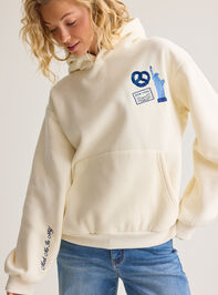 NYC Postage Hoodie Detail 3 - AS Kids