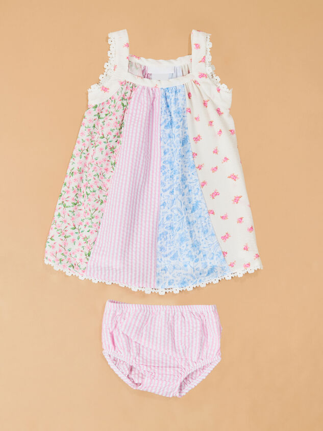Adria Paneled Floral Mix Dress - AS Kids