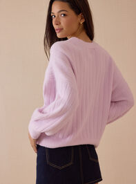 Maislynn Oversized Rib Sweater Detail 4 - AS Kids