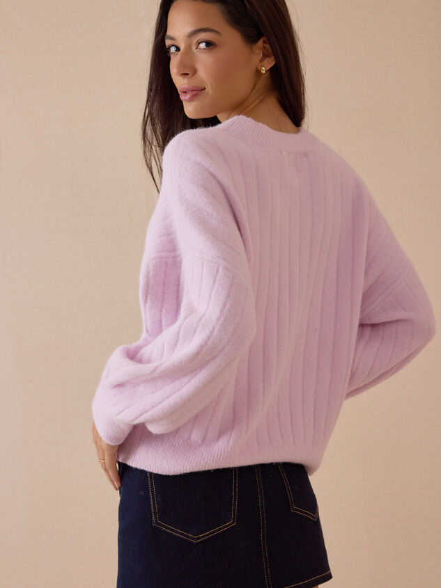 Maislynn Oversized Rib Sweater Detail 4 - AS Kids
