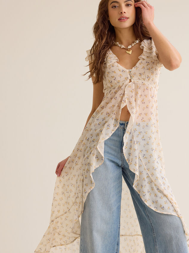 Kinsley Button Up Kimono Detail 3 - ALTAR'D STATE KIDS