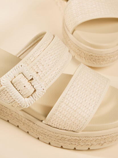 Raya Rafia Platform Sandals - AS Kids